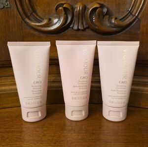1x Vegamour GRO Shampoo, 1.7oz & 2x Vegamour GRO Conditioners, 1.7oz Each--New